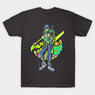 hiker boy character T-Shirt